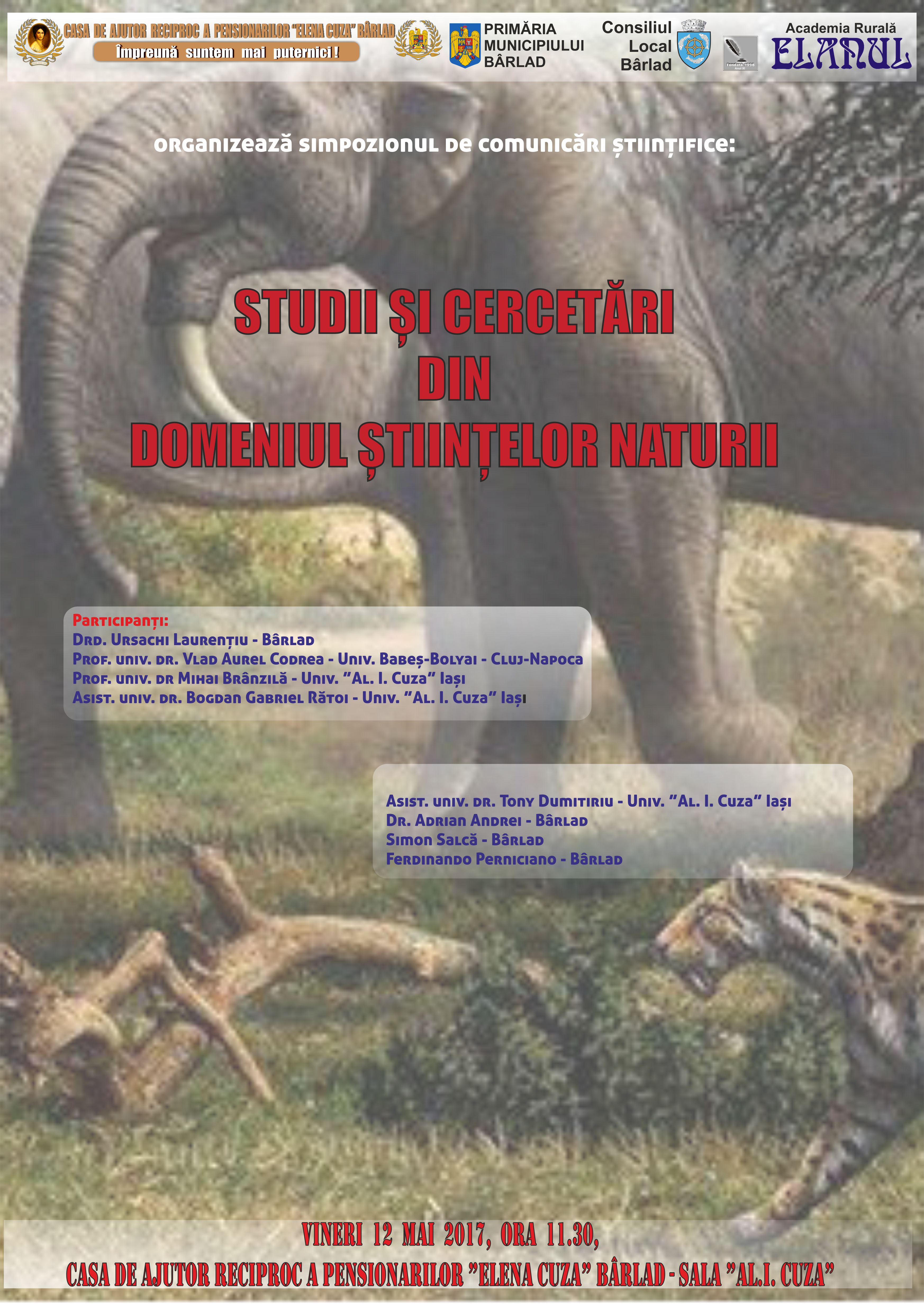 Simpozionul "Studii și cercetări din domeniul științelor naturii"